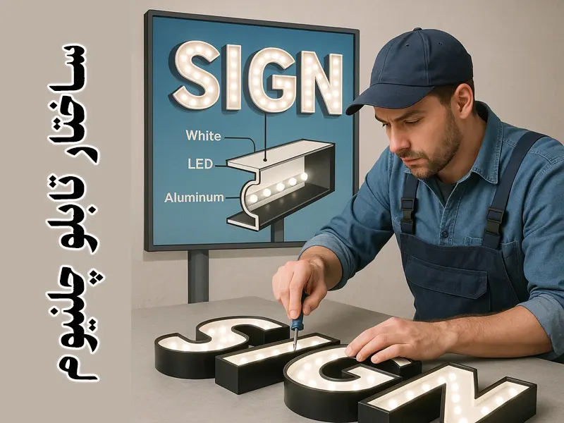 ساختار تابلو تبلیغاتی چلنیوم